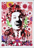 Death NYC Ltd Ed Pop Art Druck " Murakami Charles Chaplin