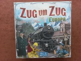 Zug um Zug Europa Brettspiel guter Zustand