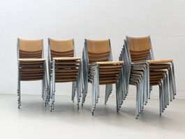 Vintage Stapelstühle von Gustav Hassenpflug für Embru, 1970