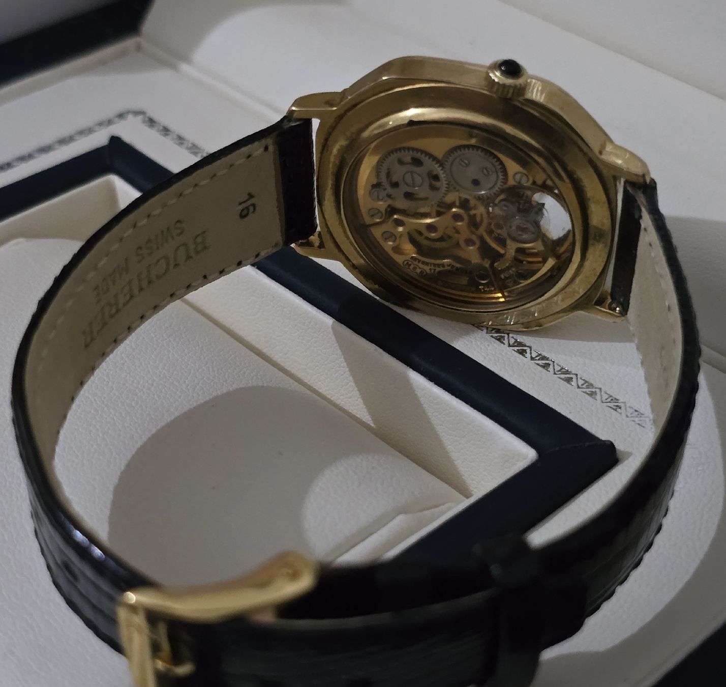 Bucherer Orologi: Montre Bucherer Mécanique squelette – Usato da Les Acacias venduto da watinjo 6