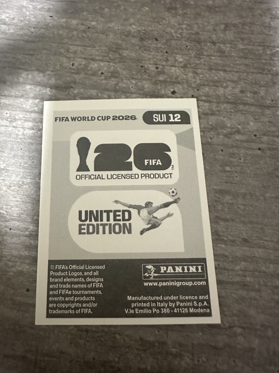 Panini Carte collezionabili: SUI 12 , FIFA WORLD CUP 2026 PANINI  – Nuovo (secondo la descrizione) da Frauenfeld venduto da 1PegPeg1 1