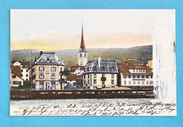 Horgen - Dorfpartie am See - 1905