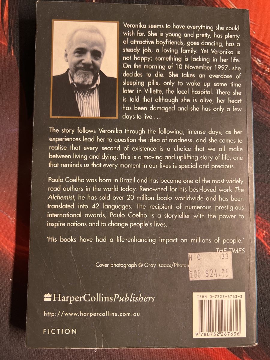 Bücher: Paulo Coelho - Veronika décide de mourir – Gebraucht aus Genève von PoissonBlue 1