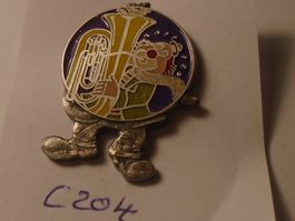 1 Schöner Spezieller Clown Pin Silbrig (C204)