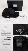 Original Prada Re-Nylon Baseballcap Schwarz Gr. L mit Box