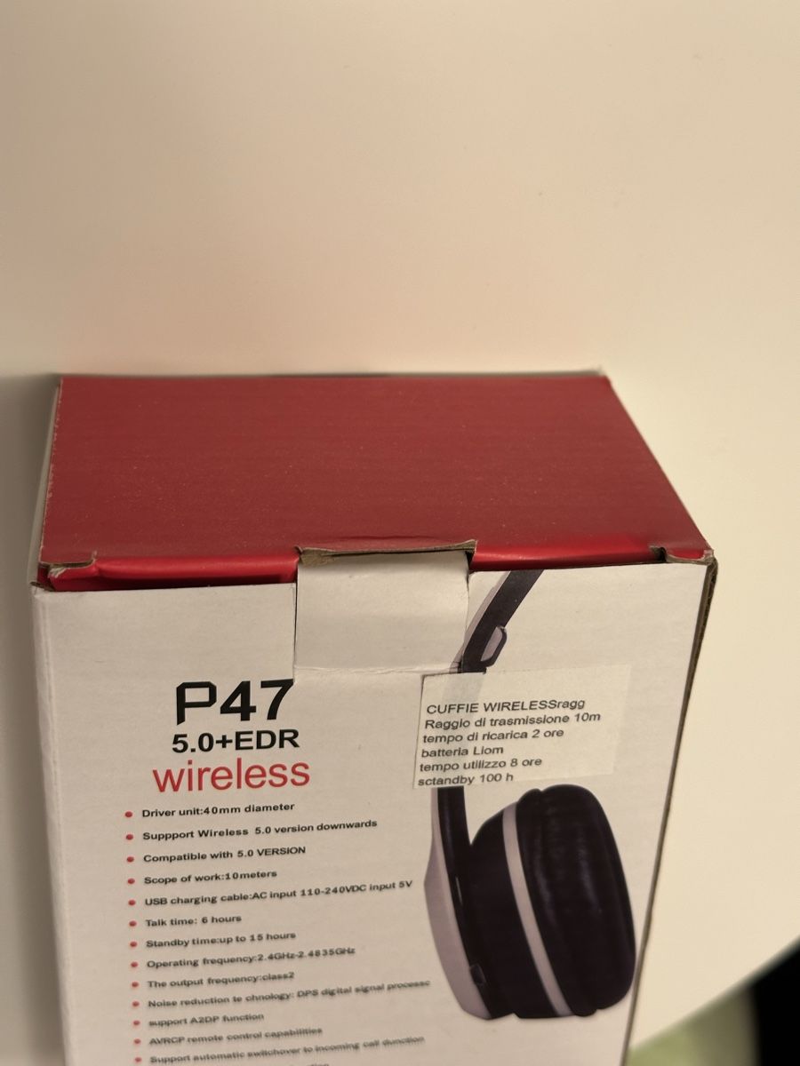 Cuffie: P47 wireless Kopfhörer – Nuovo e nell'imballaggio originale da Ennenda venduto da schueppi 5