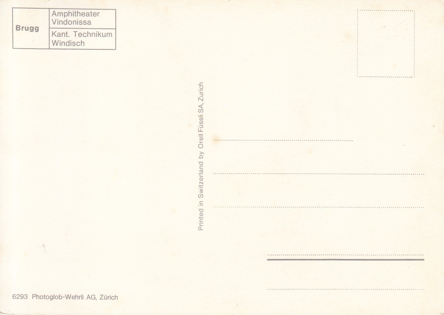 Cartoline postali: Brugg ca. 1970 – Usato da Bürglen TG venduto da StampGraf 1