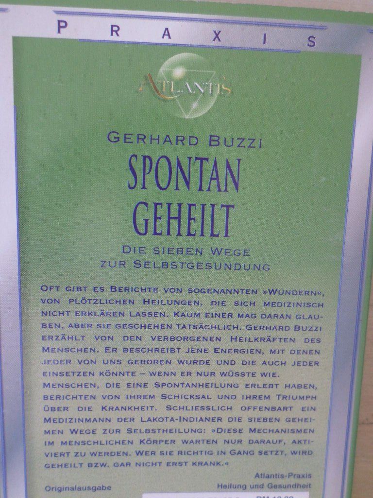 Livres: Spontan Geheilt / Gerhard Buzzi – D'occasion à Liestal par man_7bt6 1