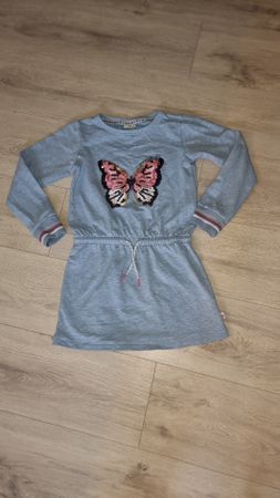 Mädchen Kleid Salt & Pepper Gr. 128 134  mit Pailletten