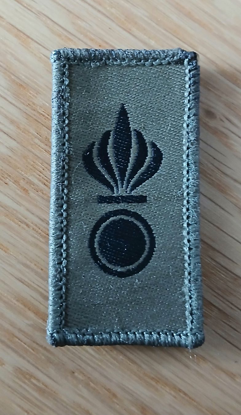 Schweizer Armee Plaketten & Abzeichen: Insigne d'uniforme - grenade armée suisses  – Gebraucht aus Sciernes-d'Albeuve von Dojo004