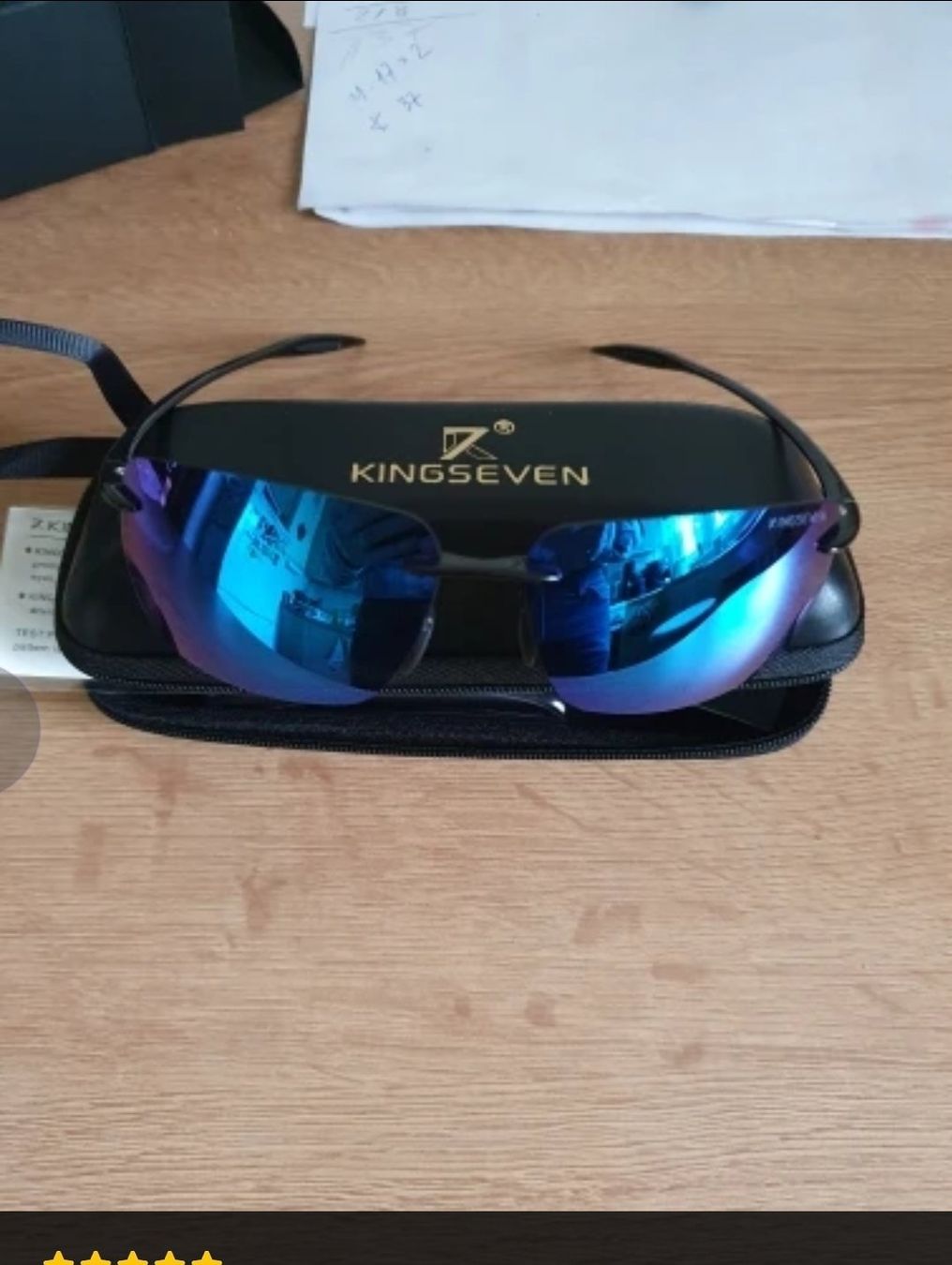 Occhiali & Lenti: Herren Sonnenbrille Kingseven Blau – Nuovo e nell'imballaggio originale da Suhr venduto da sjay.Cv 2