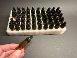 50 Stück Glas Tropfflaschen 5ml NEU