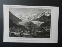Morteratsch Gletscher Berninakette