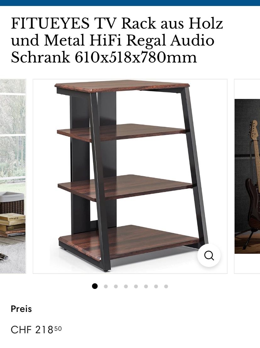 Wandhalterungen: HiFi Rack / Regal aus Holz – Neu (gemäss Beschreibung) aus Binningen von  2