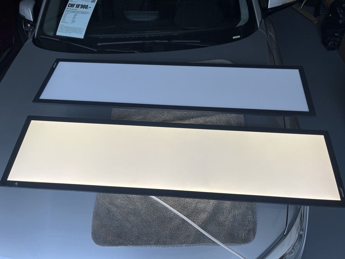 Lampen: Zwei LED Panel Leuchten 30 x 120  – Gebraucht aus Wil ZH von mcr-trade