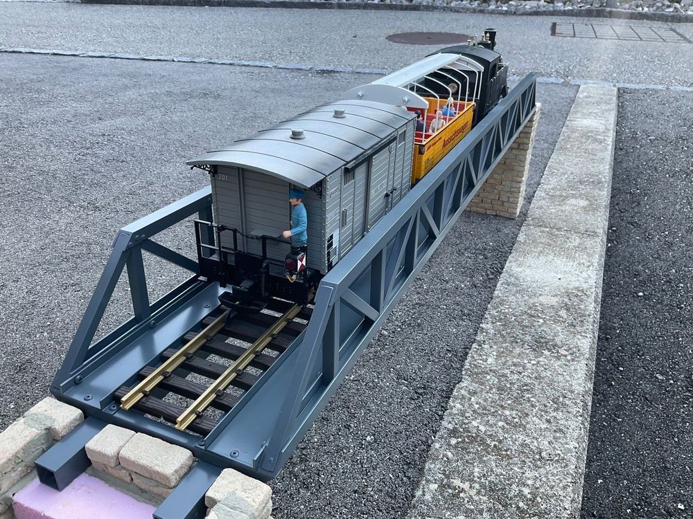 Outland Models Modelleisenbahn Fachwerkbrücke Für 2 Gleise Mit