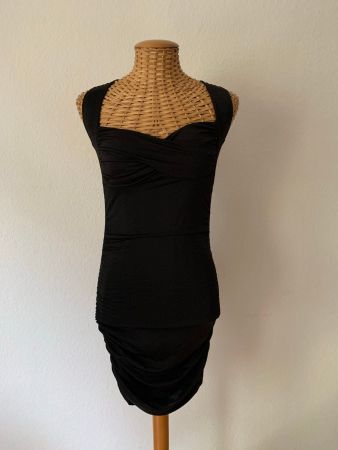 Stretch Schlauchkleid schwarz - XS