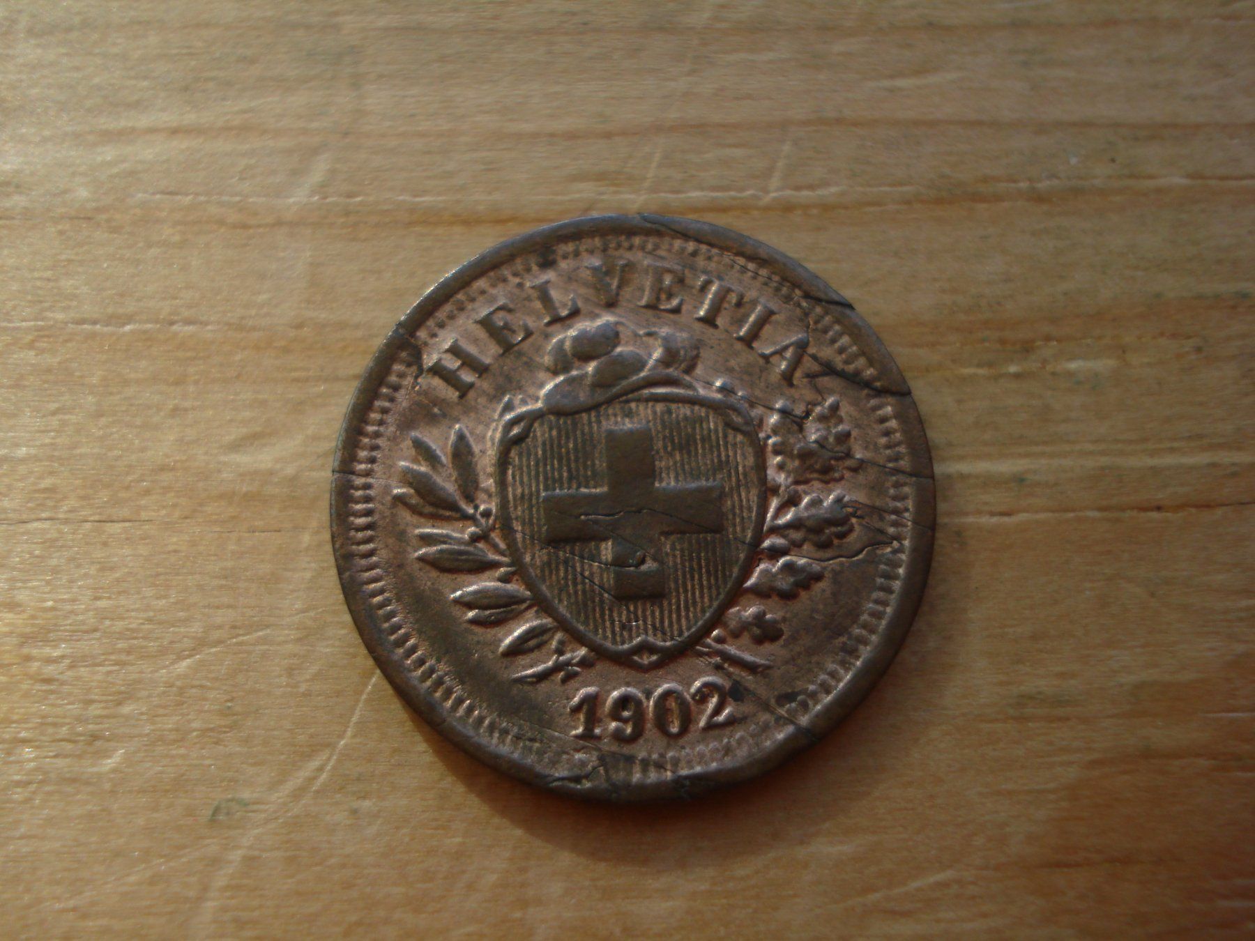 Tutti le monete: (Z2) 1 Rappen 1902 – Usato da Erlach venduto da Net-Coins