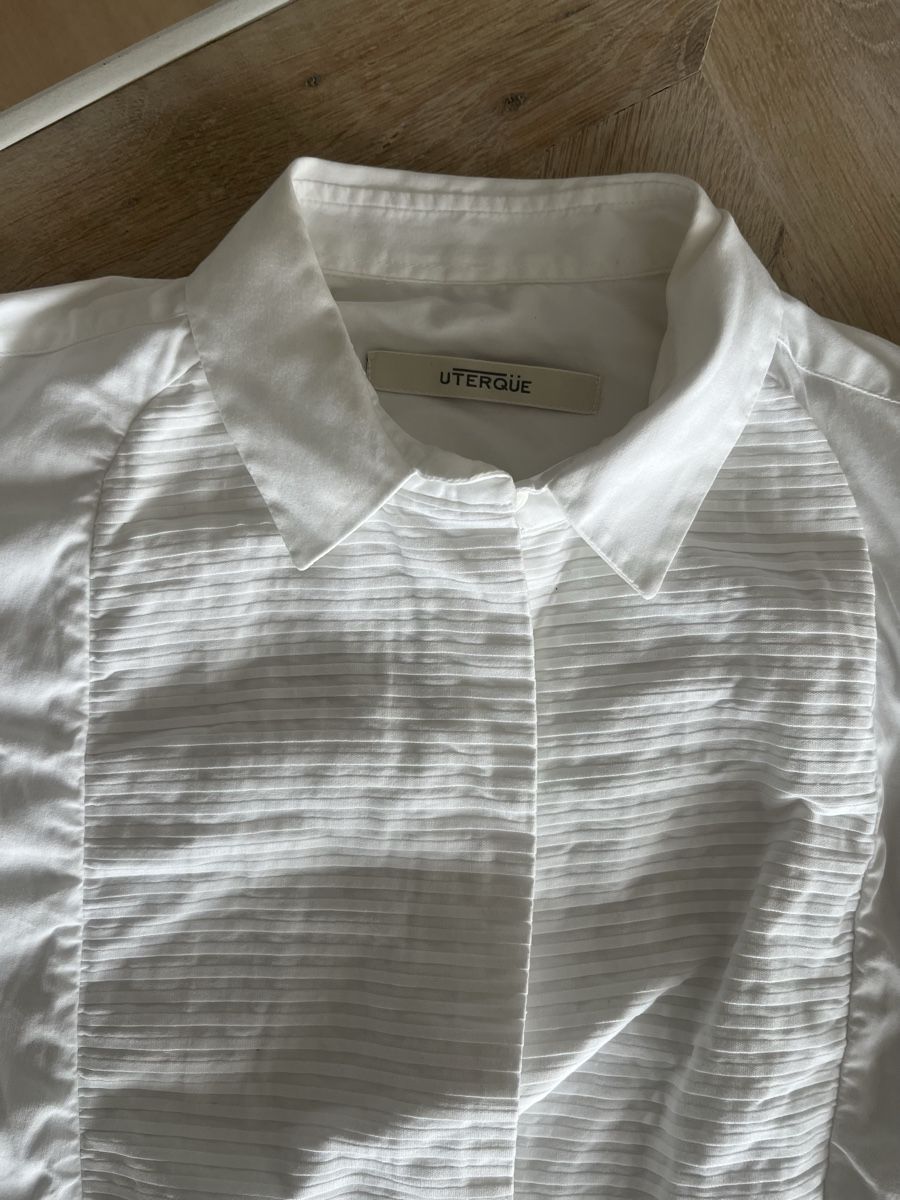 Blusen: Uterqüe Bluse, ärmellos, weiss, Gr. S/36 – Gebraucht aus Pfäffikon SZ von humming-bird 1