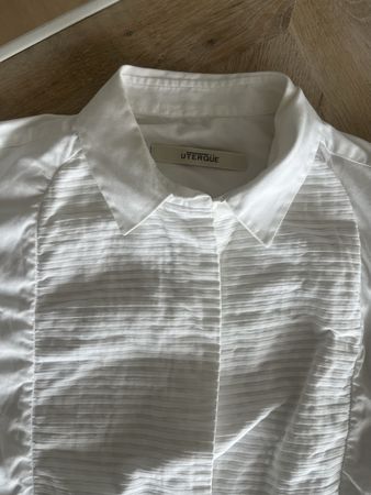 Uterqüe Bluse, ärmellos, weiss, Gr. S/36