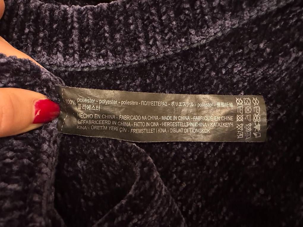 Pulls & Sweat-shirts: Chenille Pullover - Gr. M - Dunkelblau – D'occasion à Effretikon par alicebrunner 3