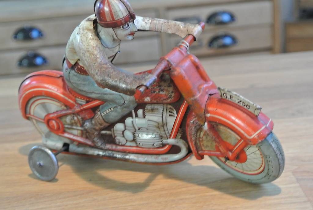 Technofix Giocattoli: Motorrad, Blechspielzeug, Technofix, 1950 – Usato da Worben venduto da Retog777 1