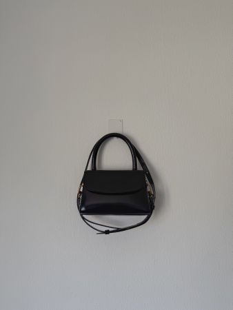 BY FAR Mini Bag – Pelle Nera – Set Completo