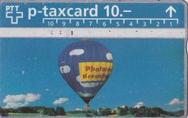 PTT Telefonkarte p-taxcard 10.- Photocolor gebraucht