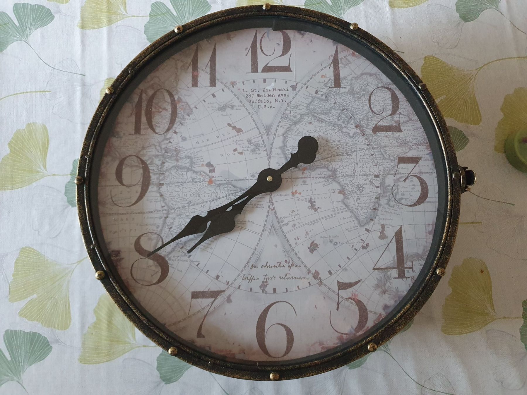 Orologi: Wanduhr mit Weltkarte – Usato da Winterthur venduto da Natascha_1994