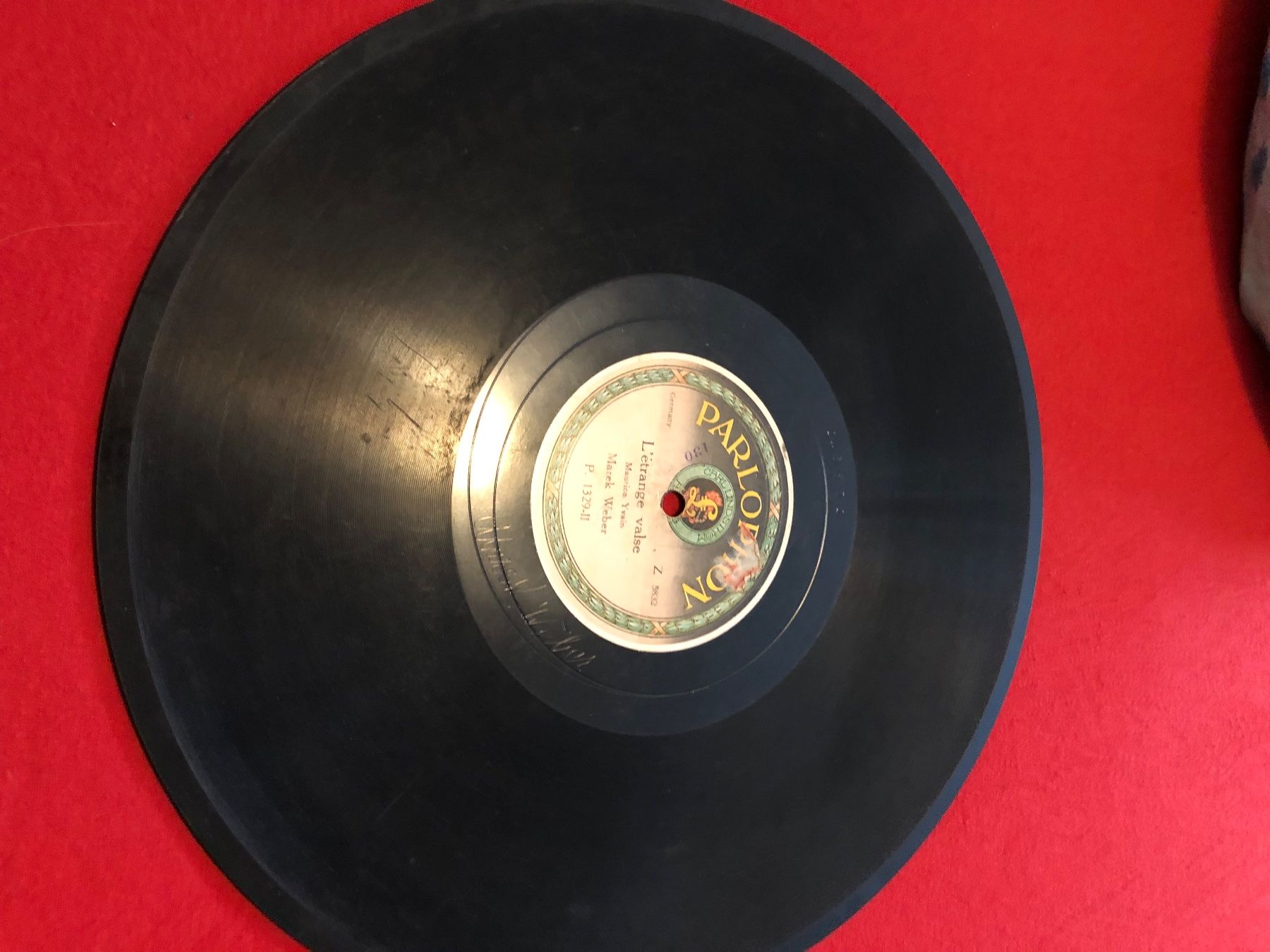 Dischi in vinile: Handsignierte Schellackplatte von Marek Weber – Usato da Lyss venduto da Spartan76