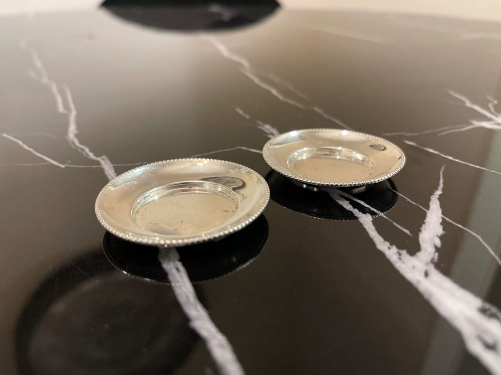 Lot De 4 Tasses à Café/thé En Verre Poinçonné, Forme Cône – Occasion