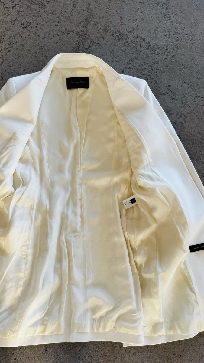 Massimo Dutti Giacche: Massimo Dutti Blazer, Weiss, Gr. 36, neu! – Usato da Heerbrugg venduto da Heaven09 3