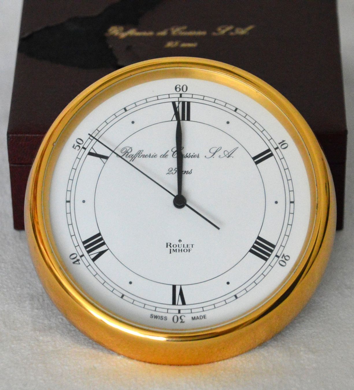 Imhof Orologi da terra & Orologi da parete: Tischuhr  Roulet Imhof / Horloge de table – Usato da Collonges venduto da arashee