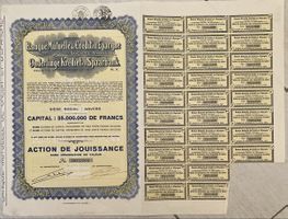 Historische Aktie Banque Mutuelle … en Spaarbank, Belgien
