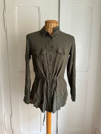Bluse olivgrün - XS