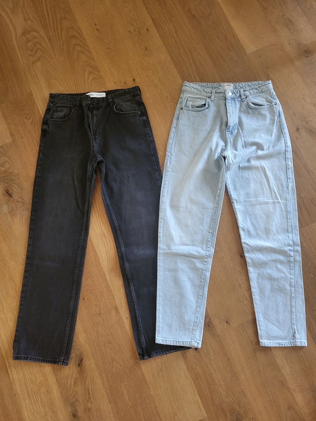 Jeans: Jeans 2 Stk. Damen schwarz & hellblau Grösse 38 – Gebraucht aus Rünenberg von Bille77 1