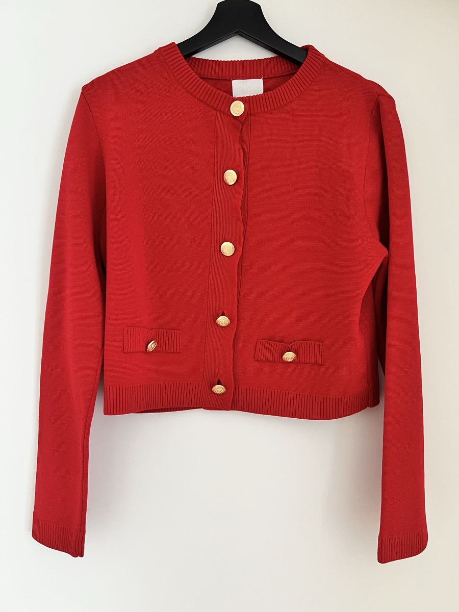 H&M Maglioni & Felpe: Neuer Cardigan rot Gr. L – Nuovo (secondo la descrizione) da Zürich venduto da lexi_alex