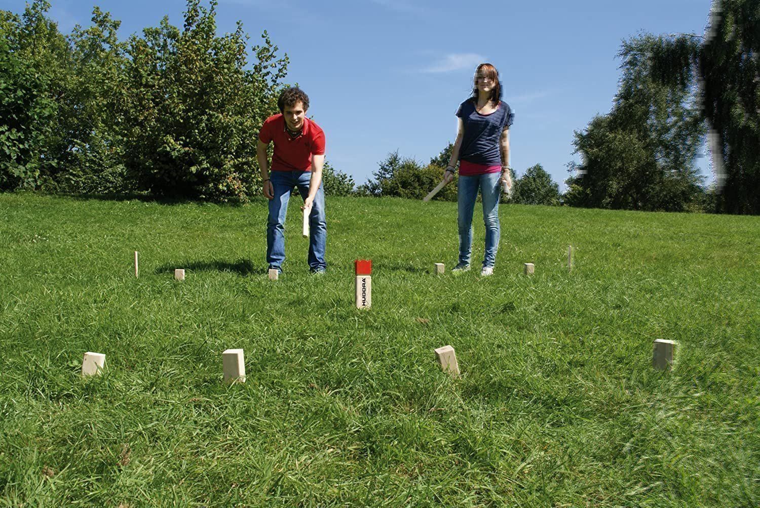 Hudora Giocattoli: KUBB Wikingerspiel Hudora 76459 – Nuovo e nell'imballaggio originale da Beckenried venduto da angel-mountain 4