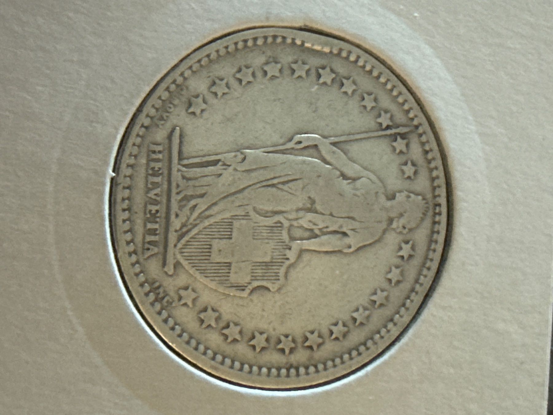 Tutti le monete: Swiss 2 francs 1904 Silver Coin – Usato da Pully venduto da ta571 2