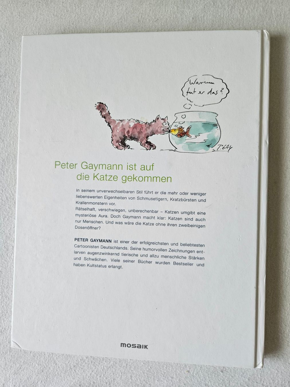 Libri: Buch Comic Katzen Peter Gaymanns – Usato da Unterengstringen venduto da saraman 3
