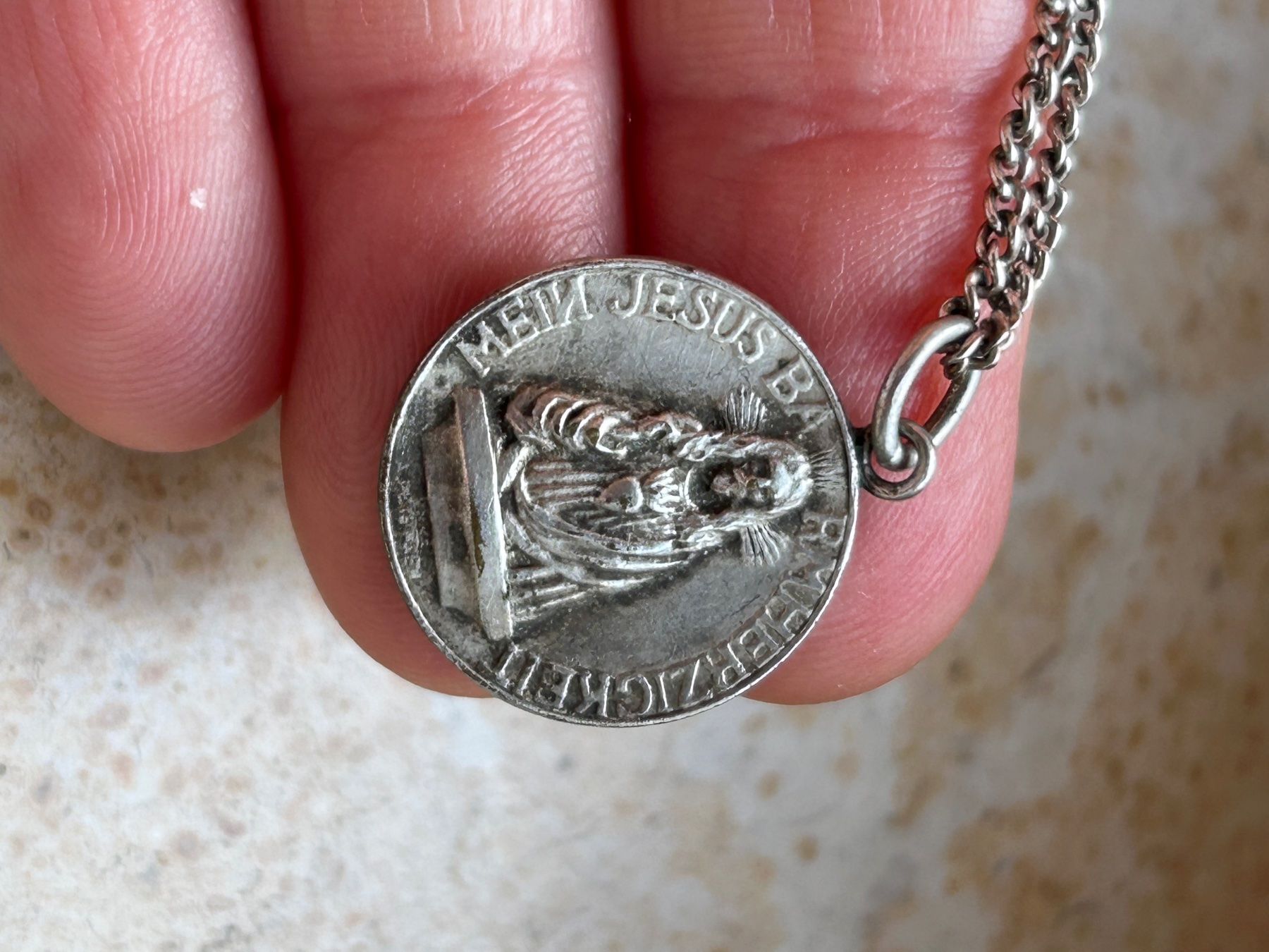Ketten: Silberkette Mein Jesus Barmherzigkeit – Gebraucht aus Dittingen von Bijoubelle 7