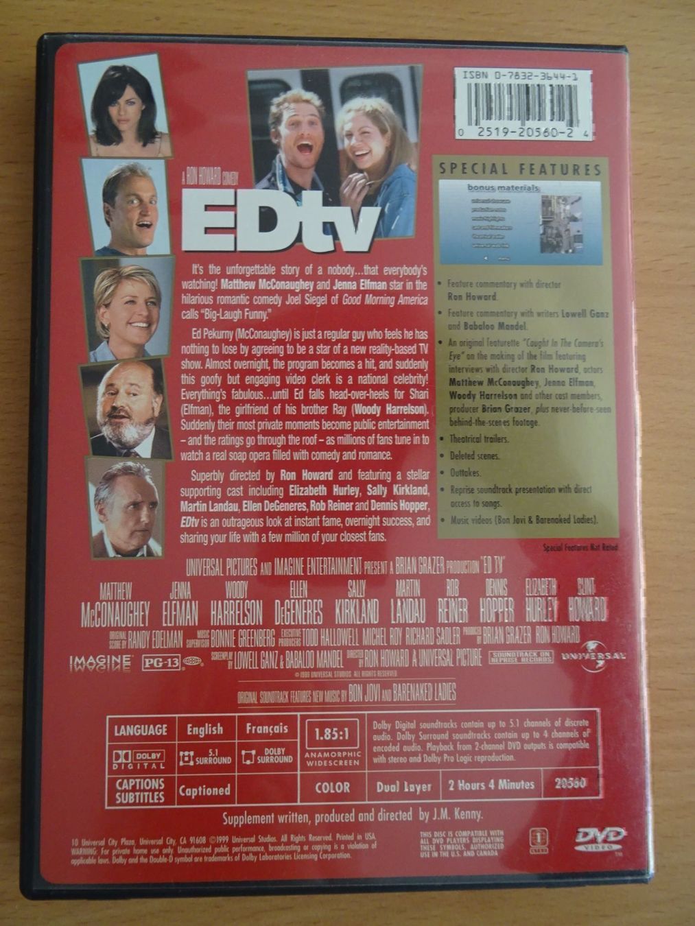 Alle DVDs: EDtv – Gebraucht aus Erstfeld von Mario_boe0 2