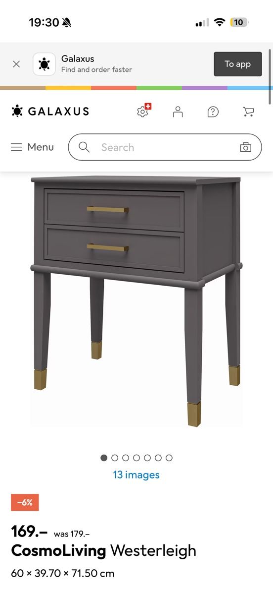 Comodini: Nightstand – Nuovo (secondo la descrizione) da Schwerzenbach venduto da ros_7nqs 3
