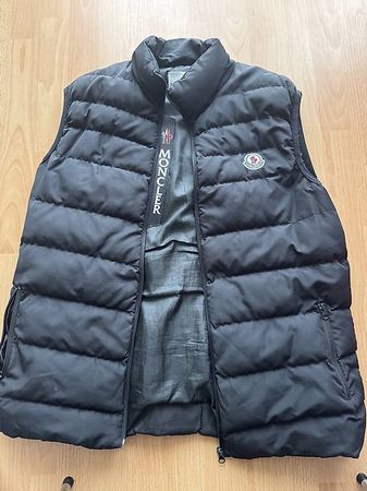 Moncler Herren Weste, Grösse XXL, Schwarz, Top Zustand