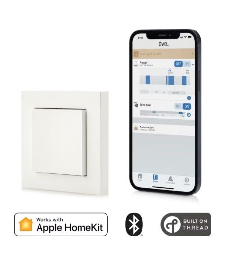 Interruttori: Eve Light Switch, Smarte Lichtschalter, 2 Stk, Apple HomeKit – Usato da Horriwil venduto da Marzocco1 5