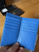MCM Kartenetui blau Leder