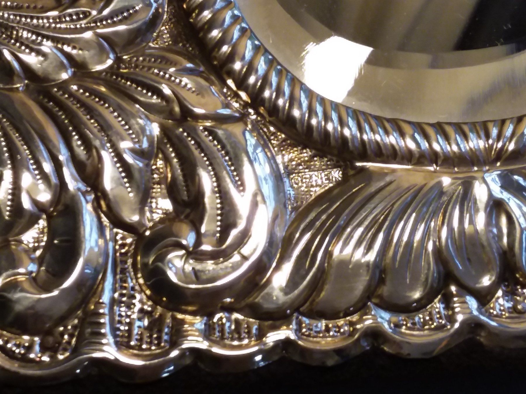 Spiegel: Top 900 Silber Handmade Stand- oder Wandspiegel – Gebraucht aus Zürich von helsan 1