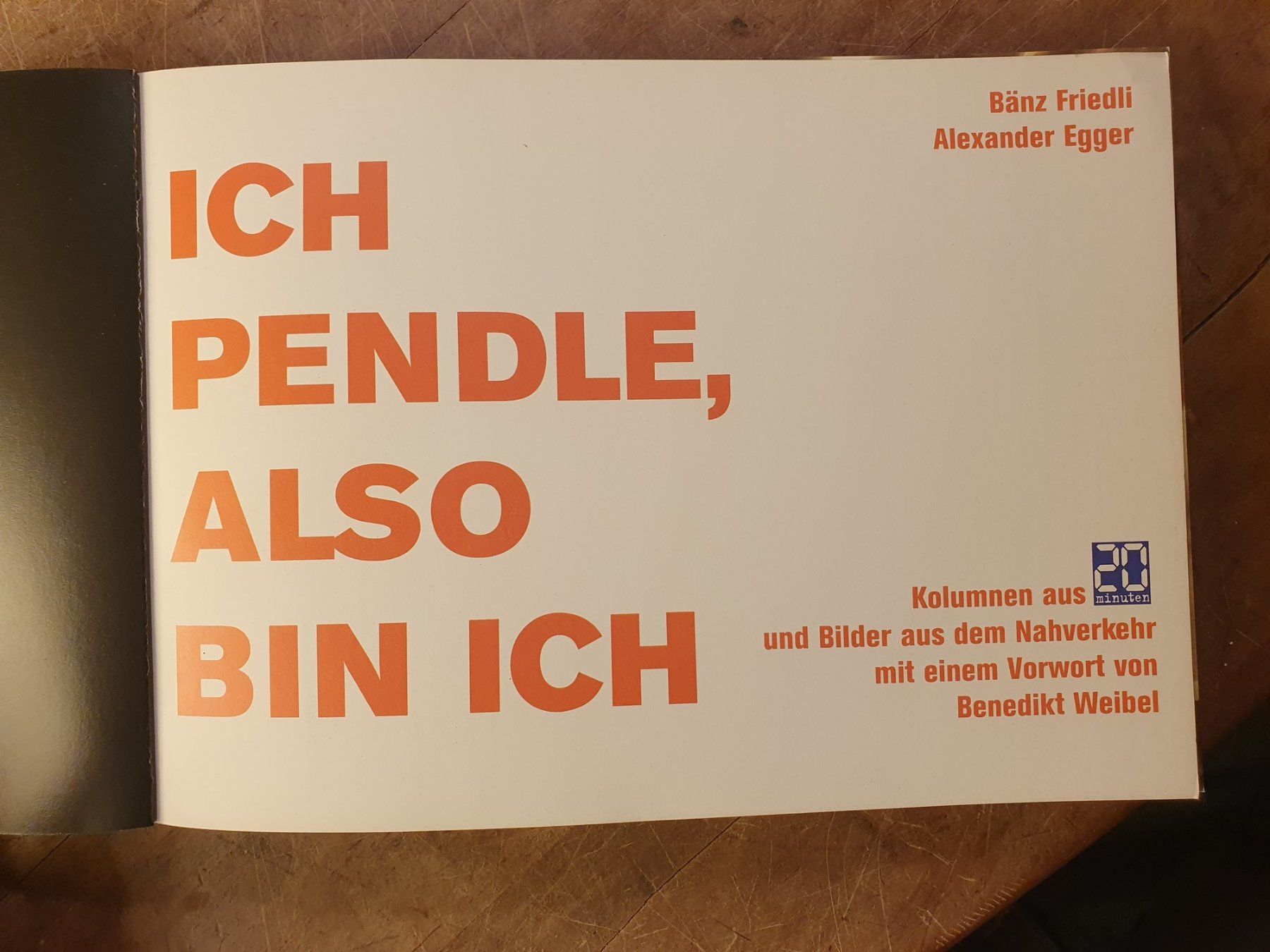 Libri: Ich Pendle, also bin ich - Bänz Friedli – Usato da Zürich venduto da loosebone 1