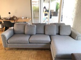 Wunderschön Ecksofa leicht Grau