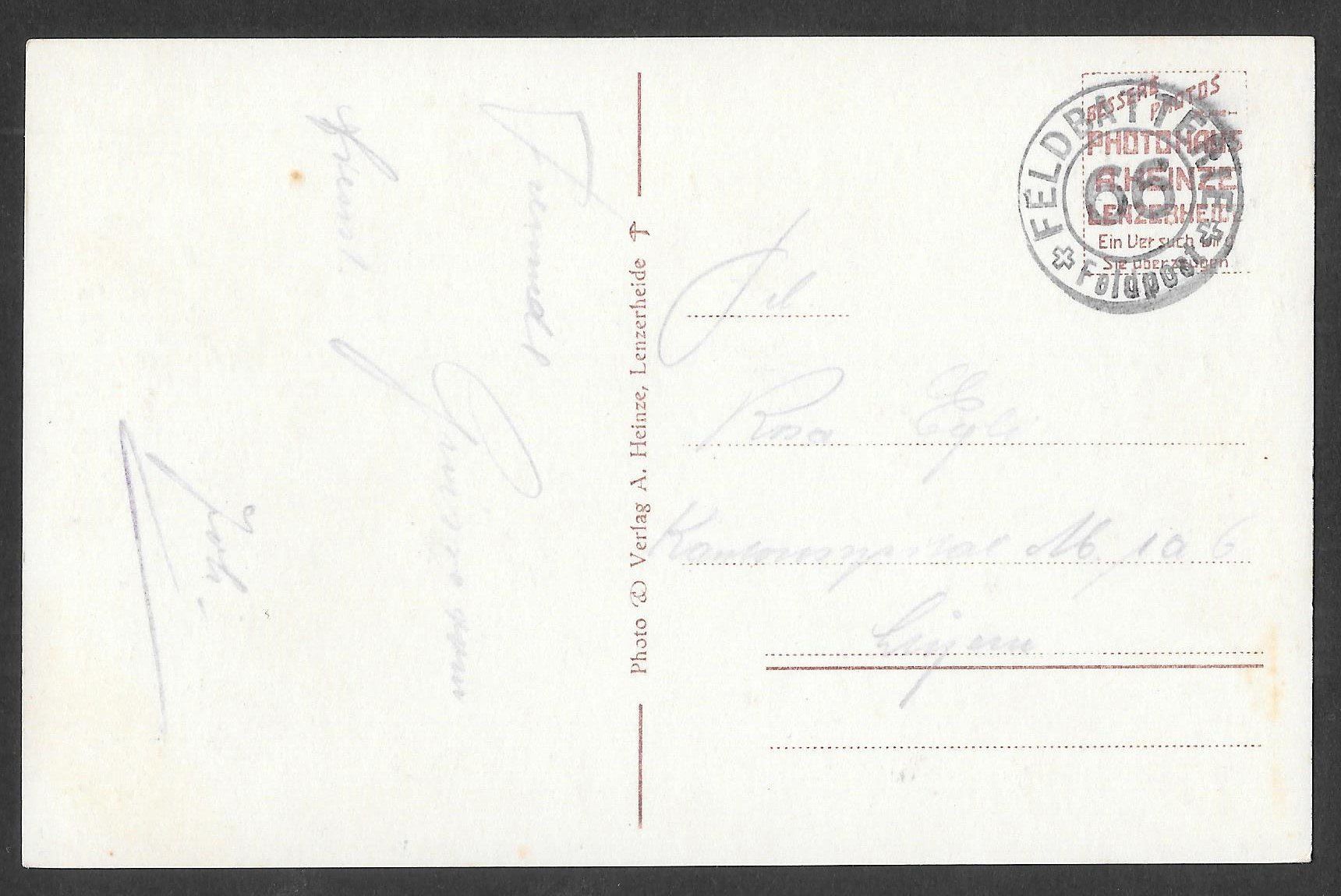 Cartoline postali: Lenzerheide mit Stätzerhorn Feldpoststempel – Usato da Olten venduto da clotaldi 1